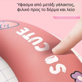 Pad ποντικιού με στήριγμα καρπού, χαριτωμένο σχέδιο κινουμένων σχεδίων, παχιά αντιολισθητική σιλικόνη για παιχνίδια και γραφείο