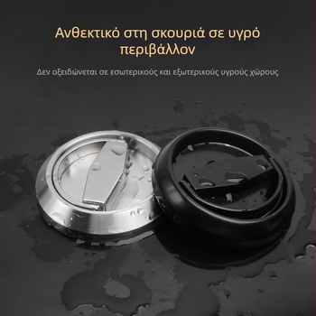 Κύκλικη κλειδαριά με χειρολαβή-001, ανοξείδωτο ατσάλι 304, βουρτσισμένο φινίρισμα, επιφανειακή εγκατάσταση, εξαιρετικά ανθεκτικός μηχανισμός
