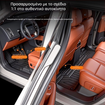 TPE πατάκια δαπέδου για Li Auto i6 2025, ειδικά για το όχημα, προσαρμοσμένη επεξεργασία, δυνατότητα εκτύπωσης λογοτύπου