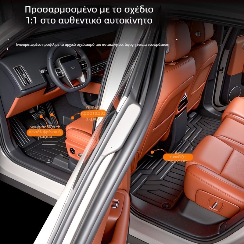 TPE πατάκια δαπέδου για Li Auto i6 2025, ειδικά για το όχημα, προσαρμοσμένη επεξεργασία, δυνατότητα εκτύπωσης λογοτύπου