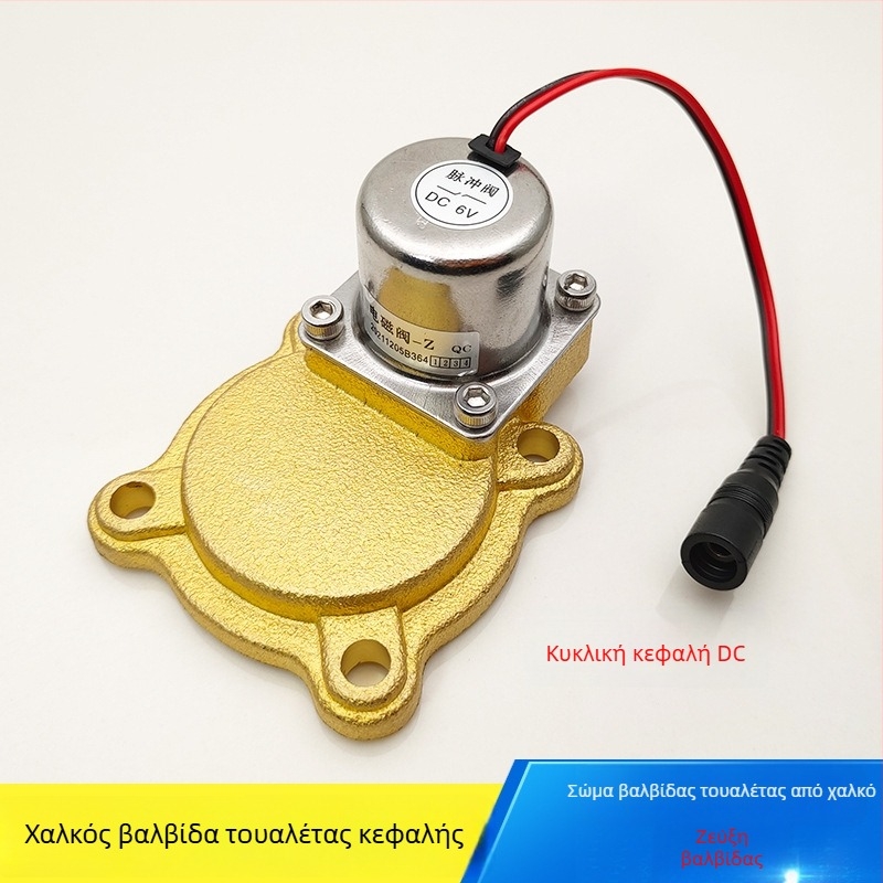 Αισθητήρας ξεπλύματος τουαλέτας – ηλεκτρομαγνητική βαλβίδα, διαφράγμα και ελαστικό φλάντζα για τουαλέτες τύπου squat