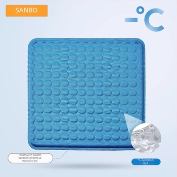 Μαξιλάρι καθίσματος αυτοκινήτου με gel ψύξης για το καλοκαίρι, διαπνέουσα διχτυωτή επιφάνεια, μονοκόμματη κατασκευή, παγκόσμια εφαρμογή, μάρκα Follow the Way