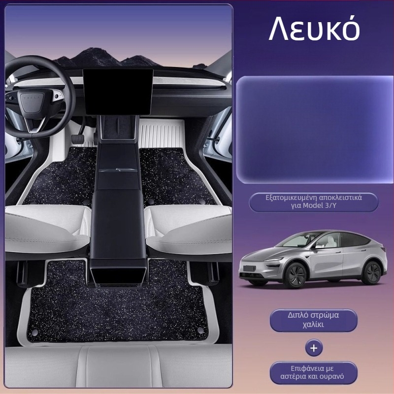 Πάτωμα αυτοκινήτου για Tesla Model 3 και Model Y με πλήρες κάλυμμα, TPES υλικό, χωρίς λογότυπο