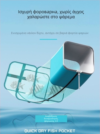 Baon ναϊλον δίχτυ προστασίας αλιείας, φορητό τετράγωνο πλέγμα, γρήγορο στέγνωμα