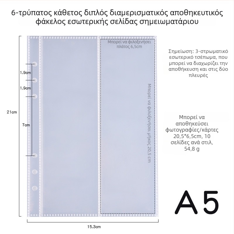 Αλμπουμ με φύλλα για φωτογραφίες και καρτ ποστάλ, εξώφυλλο PP, 40 σελίδες, δέσιμο άλλου τύπου, δυνατότητα προσαρμογής λογότυπου