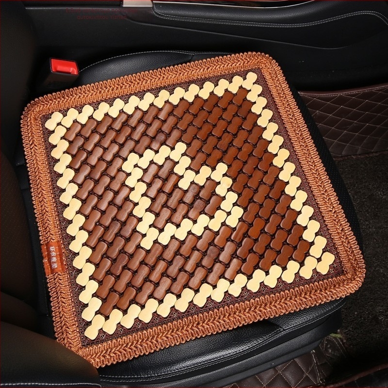 Μαξιλάρι καθίσματος αυτοκινήτου – δροσερό και διαπνέον, από τσιπ μπαμπού, μονοκόμματη κατασκευή, κατάλληλο για αυτοκίνητο και γραφείο