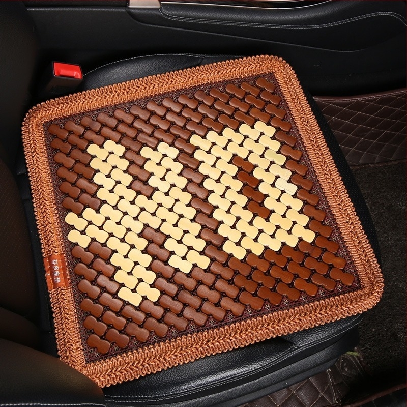 Μαξιλάρι καθίσματος αυτοκινήτου – δροσερό και διαπνέον, από τσιπ μπαμπού, μονοκόμματη κατασκευή, κατάλληλο για αυτοκίνητο και γραφείο