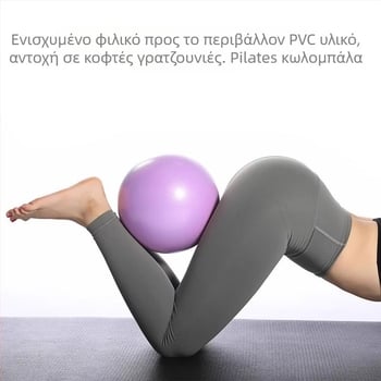 QZE μπάλα γιόγκα, υλικό TPE, φουσκώνεται, ανθεκτική στη διάρρηξη, βάρος 100