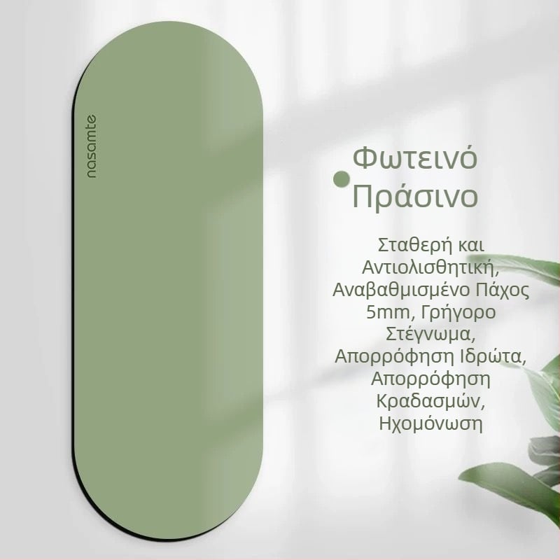 Πυκνωμένο οβάλ γιόγκα ματ από καουτσούκ με αντιολισθητική επιφάνεια, κατάλληλο για γιόγκα στούντιο και προπονήσεις, ήσυχο.