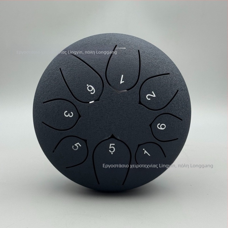 Τονγκ ντράμ από ατσάλι άνθρακα, 8 ήχοι, μοντέλο 6-8-8, για παιδιά και διαλογισμό