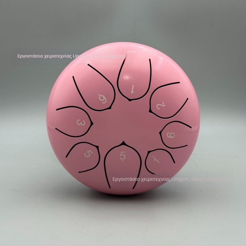 Τονγκ ντράμ από ατσάλι άνθρακα, 8 ήχοι, μοντέλο 6-8-8, για παιδιά και διαλογισμό