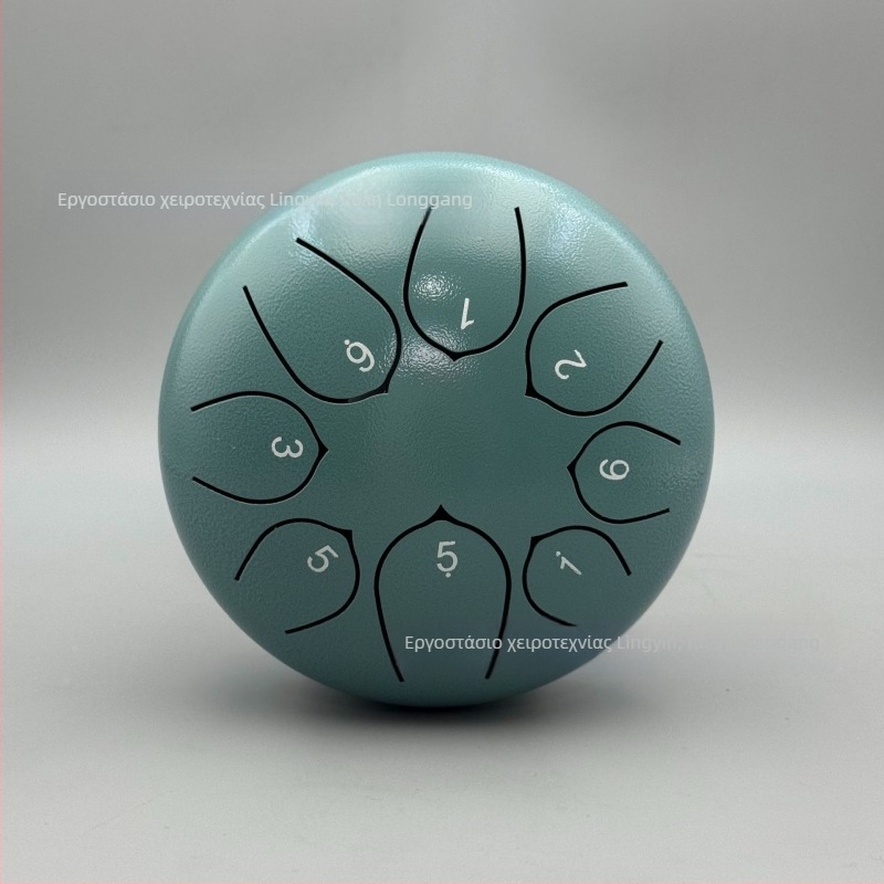 Τονγκ ντράμ από ατσάλι άνθρακα, 8 ήχοι, μοντέλο 6-8-8, για παιδιά και διαλογισμό