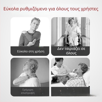 Συσκευή κινητικής αποκατάστασης άνω άκρου ώμου με τροχαλίο-δαχτυλίδι — τοίχωμα 1 mm, εξωτερική διάμετρος 1 mm, διάμετρος άξονα 1 mm, ακτίνα αυλάκωσης σχοινιού 1 mm, κωδικός προϊόντος bzeSDkNT