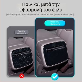 Cadillac CT6 Προστατευτικό εσωτερικού οθόνης από θερμοσκληρυμένο γυαλί και κάλυμμα αεραγωγών κλιματισμού – Κεντρικό κονσόλο/πλοήγηση