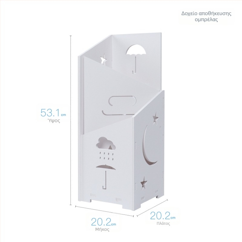 Στήριγμα ομπρελών για δάπεδο – Πολυλειτουργική μονάδα αποθήκευσης με κράμα βραχιόνων και ράβδων, απλός μοντέρνος σχεδιασμός, για φουαγιέ ξενοδοχείου