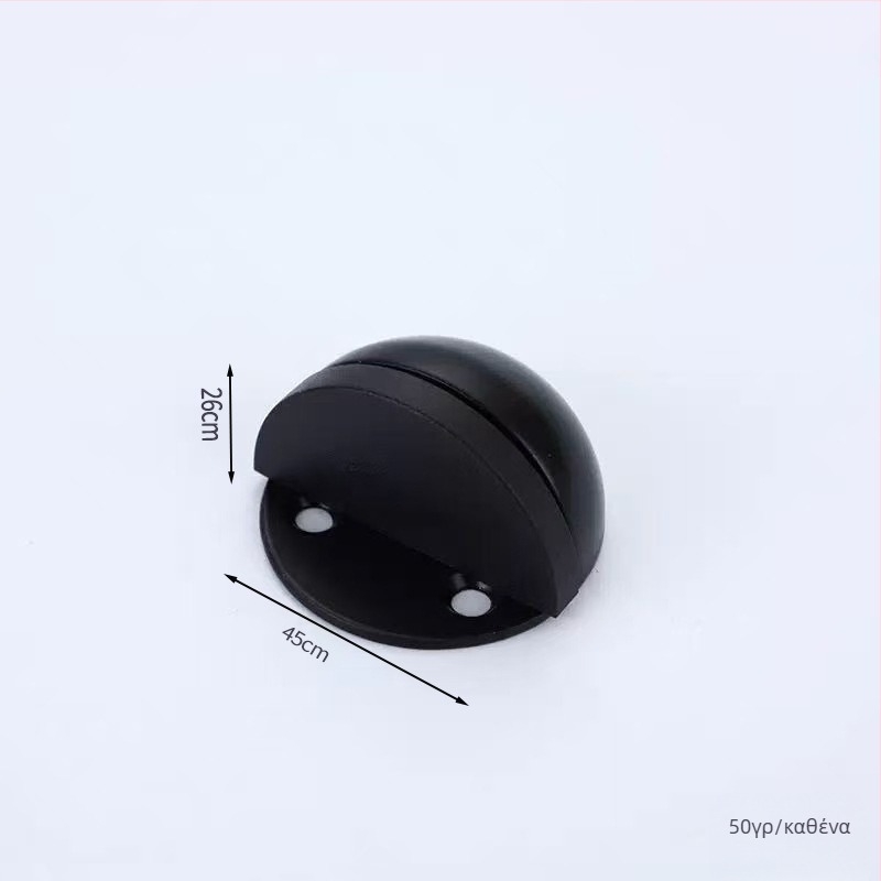 Ανοξείδωτος περιοριστής πόρτας με κεφαλή χελώνας, τοποθετούμενος στο δάπεδο, αντικρούσιμος, ήσυχη λειτουργία, φινίρισμα ηλεκτροπλατίσματος