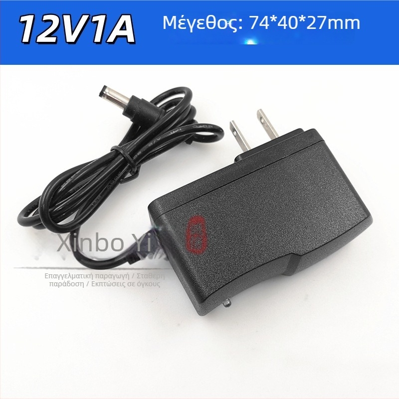 12V μετασχηματιστής ισχύος τύπου switch για κάμερες επιτήρησης και LED οθόνες, είσοδος 100-240V, έξοδος 12V, OEM διαθέσιμο