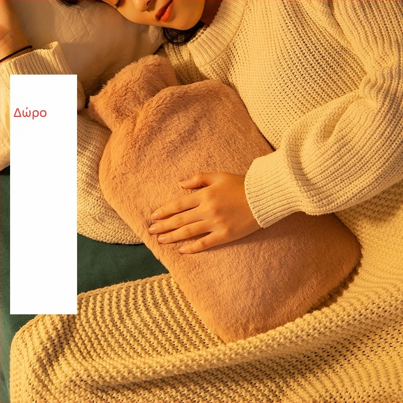 Μπουκάλι ζεστού νερού με μεγάλη χωρητικότητα για θέρμανση κρεβατιού και ποδιών, θέρμανση με έγχυση νερού, μάρκα Little Black Horse, υλικό υψηλής πυκνότητας PVC, βάρος 350 g