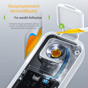 Fnirsi Jbm-10/Jbm-20 Έξυπνος Μετρητής Ζάχαρης για Φρούτα — Υψηλή Ακρίβεια μέτρησης γλυκύτητας και περιεκτικότητας σε ζάχαρη