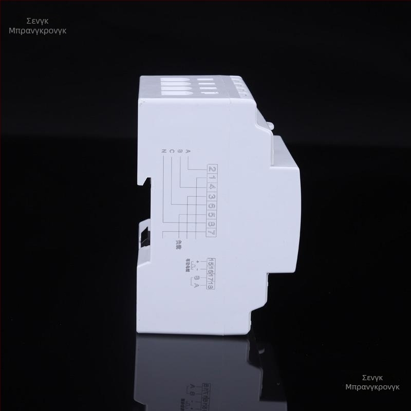 Τριφασικός μετρητής ενέργειας τετρακλωδικός με RS-485, τοποθέτηση σε DIN ράγα, 380V