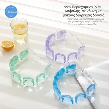 Κολάρο ψύξης για τον λαιμό – Nordic στυλ, TPU ύφασμα, γέμισμα PCM, για πρόληψη θερμοπληξίας και ψύξη