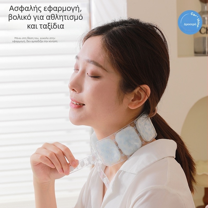 Κολάρο ψύξης για τον λαιμό – Nordic στυλ, TPU ύφασμα, γέμισμα PCM, για πρόληψη θερμοπληξίας και ψύξη