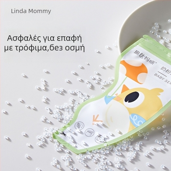 Linda Mommy Σακούλες Αποθήκευσης Γάλακτος, PET, χωρητικότητα 50 g, σετ 30 τεμάχια, μίας χρήσης