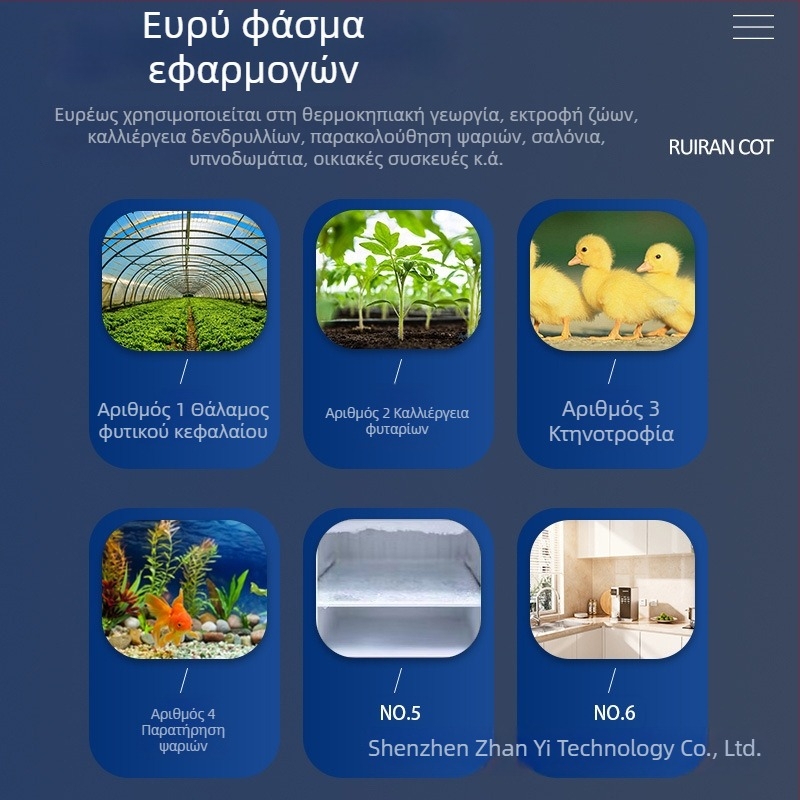 Ενσωματωμένος ψηφιακός WiFi θερμοστάτης για θέρμανση και ψύξη - βιομηχανικός ελεγκτής θερμοκρασίας καταψύκτη, διακόπτης, εγκατάσταση σε πάνελ, 110–220V