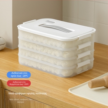 Κουτί για γεμιστά ζυμαρικά για οικιακή χρήση, απλό σχέδιο, πλαστικό κατάλληλο για τρόφιμα, εξουσιοδοτημένη ιδιωτική μάρκα