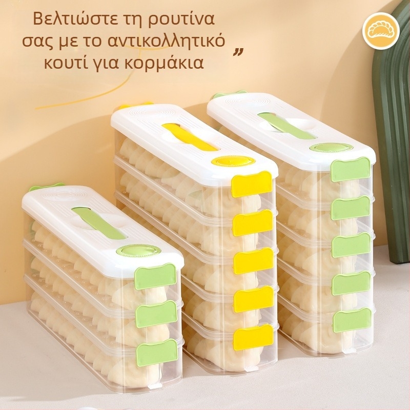 Πλαστικό κουτί για γεμισμένα ζυμαρικά, μοντέρνο απλό στυλ, χωρίς επίσημη ιδιωτική μάρκα, Xinran daily necessities