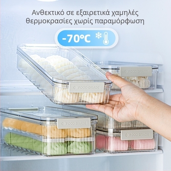 Κουτί αποθήκευσης νταμπλίνγκ – Πλαστικό, απλός και μοντέρνος σχεδιασμός, φορητό; Διαθέσιμη προσαρμογή; Εκτύπωση λογοτύπου διαθέσιμη