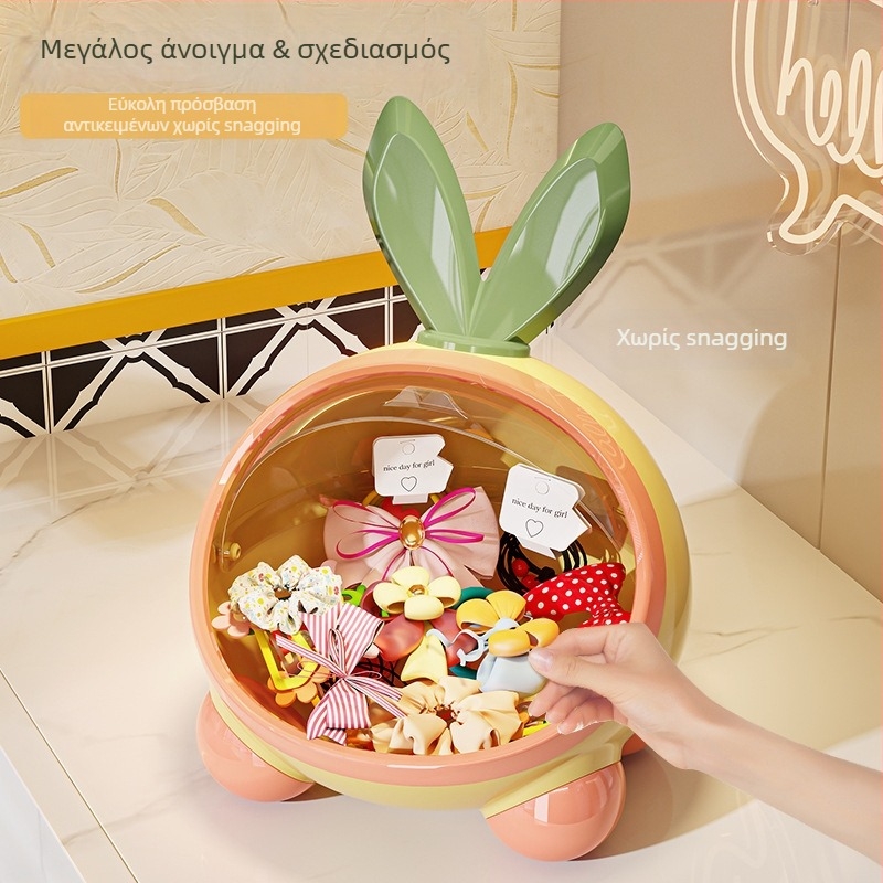 Κουτί Αποθήκευσης Λαστιχίων Μαλλιών – Γλυκό Στυλ, Οργανωτής Αξεσουάρ Μαλλιών και Κοσμημάτων πάνω στο Ντουλάπι του Μπάνιου; Υλικό: Άλλο; Μάρκα: Χωρίς Ιδιωτική Ετικέτα