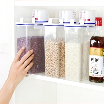 Κουτί αποθήκευσης, τετράγωνο, πλαστικό, σφραγισμένο, ανθεκτικό σε υγρασία και στα έντομα