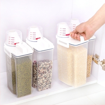 Κουτί αποθήκευσης, τετράγωνο, πλαστικό, σφραγισμένο, ανθεκτικό σε υγρασία και στα έντομα