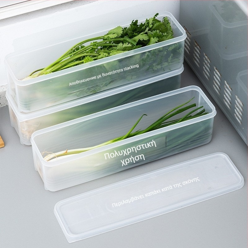 Πλαστικό δοχείο αποθήκευσης με σφράγιση, διατήρηση φρεσκάδας, απλός μοντέρνος σχεδιασμός, μοντέλο 1