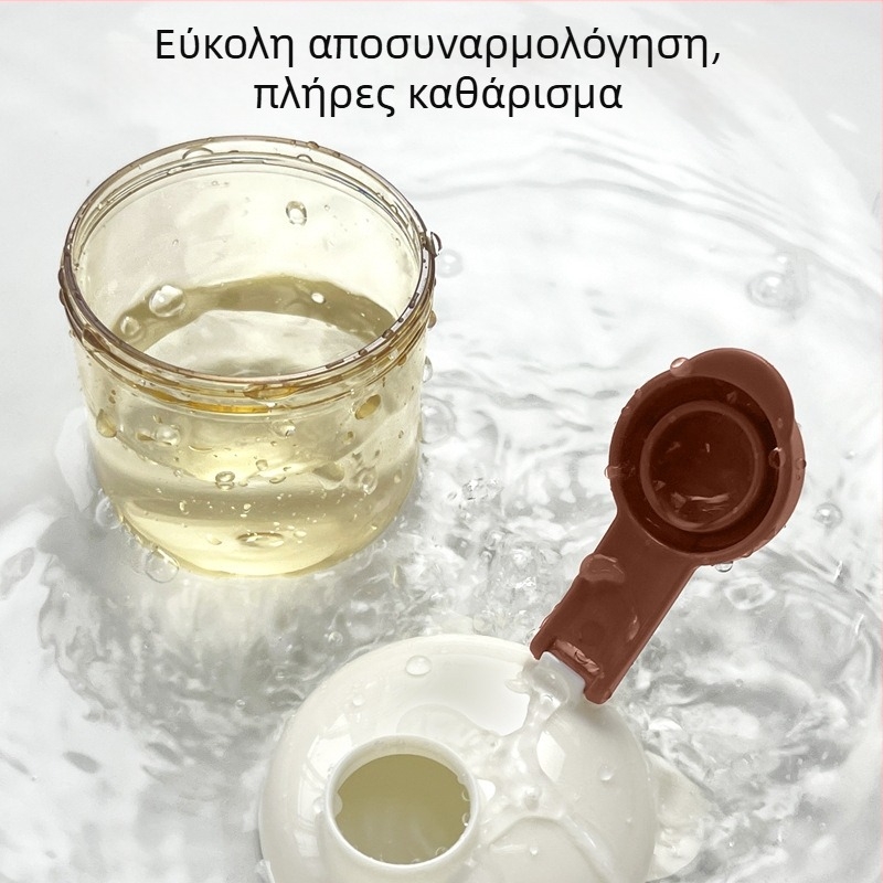 Xinbaole Κουτί PPSU για γάλα σε σκόνη – φορητό, μονή θήκη ενός γεύματος, υλικά PPSU/PP, καρτούν στιλ φρέσκο και γλυκό, για μωρά άνω των 3 μηνών, 1 τεμάχιο