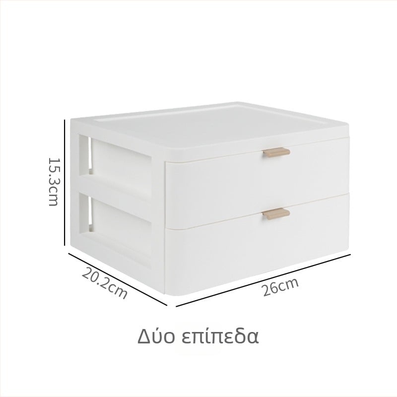 Οργανωτής συρταριών αποθήκευσης, διαφανές πλαστικό, πολυεπίπεδη οργάνωση καλλυντικών και ειδών, μάρκα nice for you, στυλ ιαπωνικό, χωρίς λογότυπο, χωρίς προσαρμογή