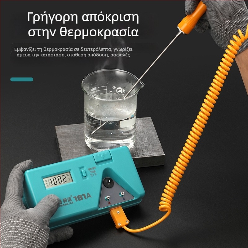 BY191A Μετρητής θερμοκρασίας άκρου κολλητήριου, συγκόλληση, πολυλειτουργικός θερμόμετρο φούρνου κασσίτερου