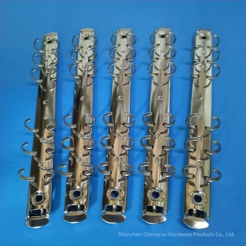 Μεταλλικός κλιπ χαρτικών φύλλων με αυτί, μοντέλο 175, για δερμάτινα προϊόντα και συσκευασία από PP χαρτόνι