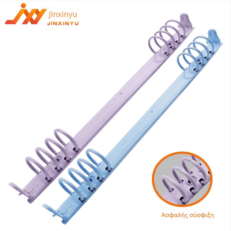 Μεταλλικό κλιπ για σημειωματάριο με οκτώ οπές | Μοντέλο Tr212-8-20/17 | Υλικό: Μέταλλο | Συσκευασία: Κάρτον | Μάρκα: Gold Reputation