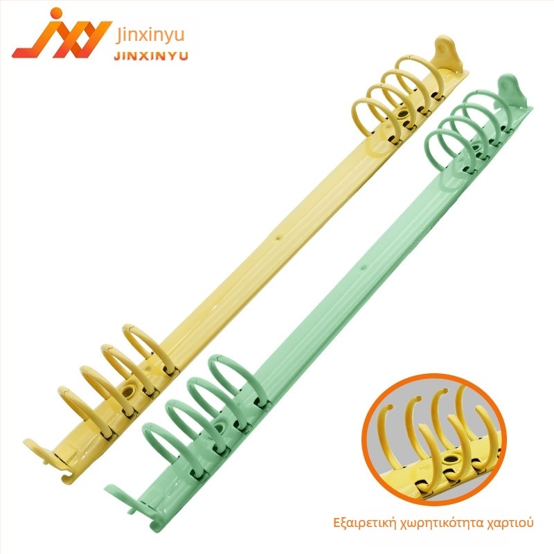 Μεταλλικό κλιπ για σημειωματάριο με οκτώ οπές | Μοντέλο Tr212-8-20/17 | Υλικό: Μέταλλο | Συσκευασία: Κάρτον | Μάρκα: Gold Reputation