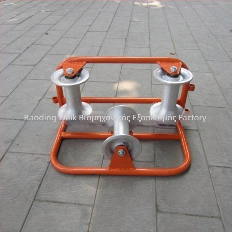 Wienke Ηλεκτρική Κατασκευή Τρικύλινδη Γωνιακή Συρόμενη Καρότσα με Αλουμινένιους Τροχούς για Γειωμένα Καλώδια σε Εργασίες Υπό Τάση