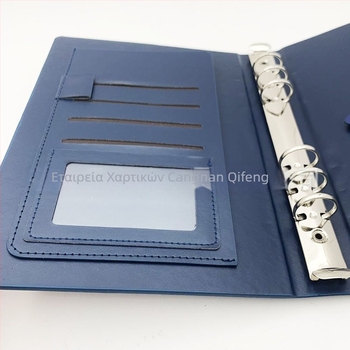 Σημειωματάριο με επένδυση από συνθετικό δέρμα, σπειροειδές δέσιμο, προσαρμοσμένο ανάγλυφο λογότυπο, Dowling χαρτί διπλό offset, 80 g/m²