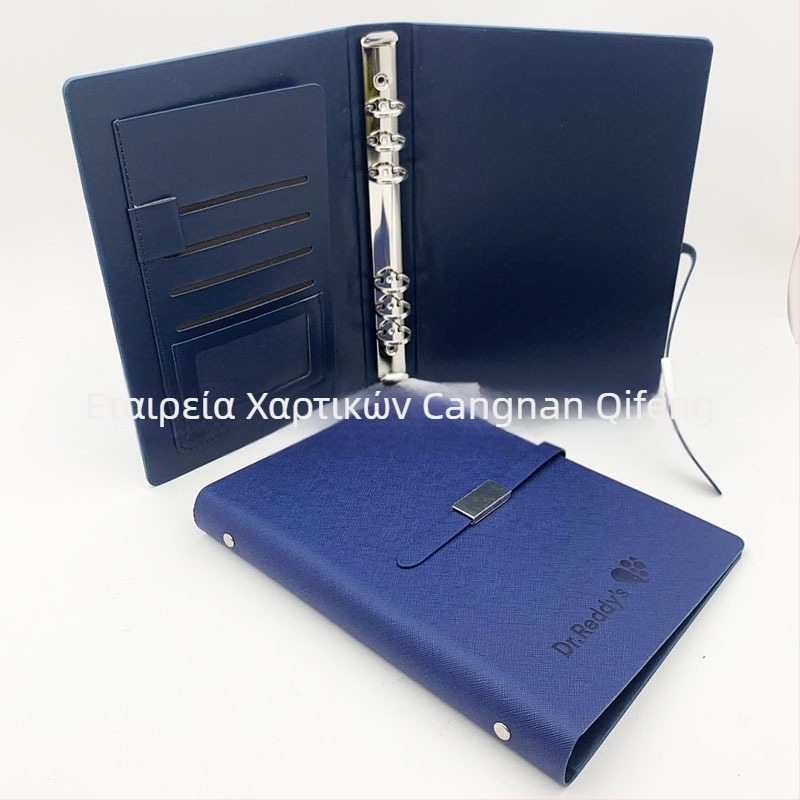 Σημειωματάριο με επένδυση από συνθετικό δέρμα, σπειροειδές δέσιμο, προσαρμοσμένο ανάγλυφο λογότυπο, Dowling χαρτί διπλό offset, 80 g/m²