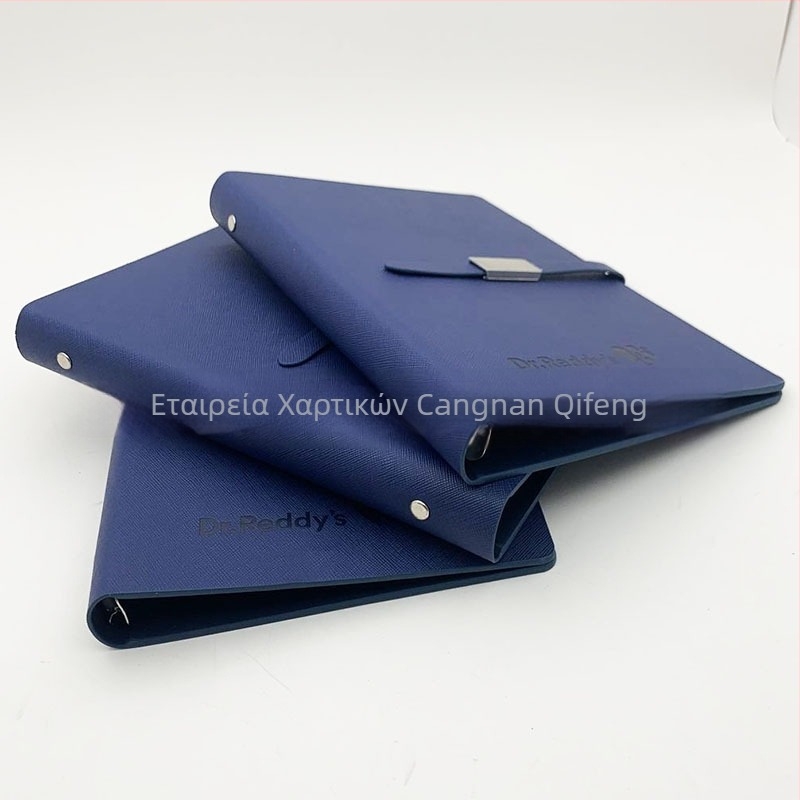 Σημειωματάριο με επένδυση από συνθετικό δέρμα, σπειροειδές δέσιμο, προσαρμοσμένο ανάγλυφο λογότυπο, Dowling χαρτί διπλό offset, 80 g/m²