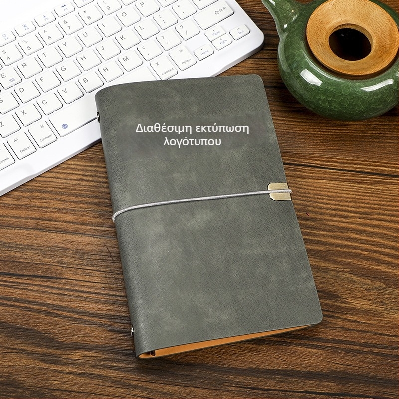 Σημειωματάριο Vintage ημερολόγιο με κάλυμμα PU δέρμα, Loose-leaf δέσιμο, μέγεθος A6, χαρτί 75 g