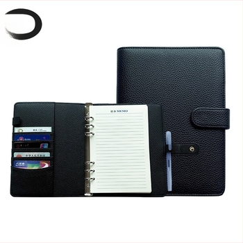 Great Qin DQ-6645 φάκελος με αποσπώμενα φύλλα, σημειωματάριο με επένδυση από συνθετικό δέρμα, 80 g χαρτί, 50–100 σελίδες, επιχειρηματικό γραφείο