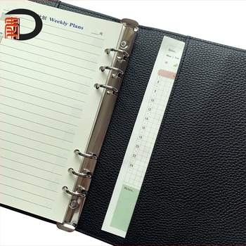 Great Qin DQ-6645 φάκελος με αποσπώμενα φύλλα, σημειωματάριο με επένδυση από συνθετικό δέρμα, 80 g χαρτί, 50–100 σελίδες, επιχειρηματικό γραφείο