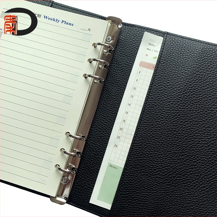 Great Qin DQ-6645 φάκελος με αποσπώμενα φύλλα, σημειωματάριο με επένδυση από συνθετικό δέρμα, 80 g χαρτί, 50–100 σελίδες, επιχειρηματικό γραφείο