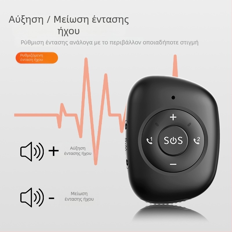 RF-V50 Μενταγιόν με 4G συνδεσιμότητα, Κλήση SOS με ένα πάτημα, Μπαταρία 1000 mAh, Συμβατό με iOS